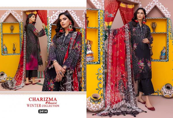 Shree Charizma Chunri Winter Collection Pashmina Pakistani Salwar Kameez